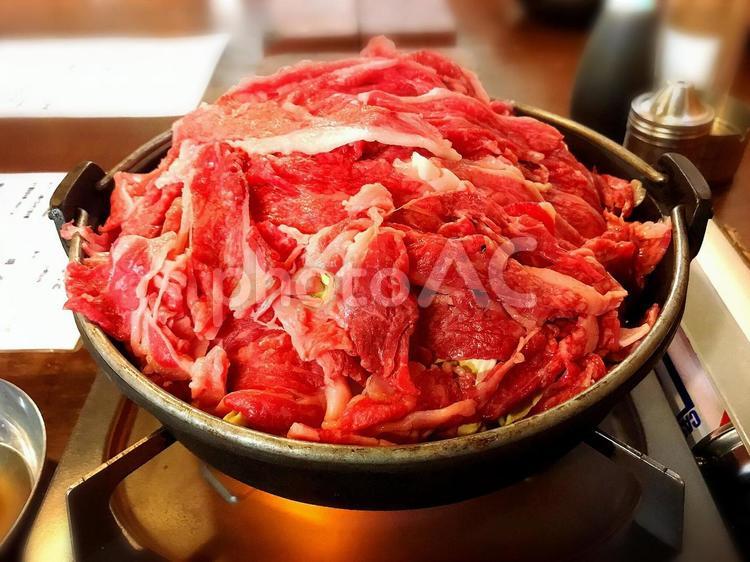 すき焼き（生） すき焼き,生,ナマの写真素材