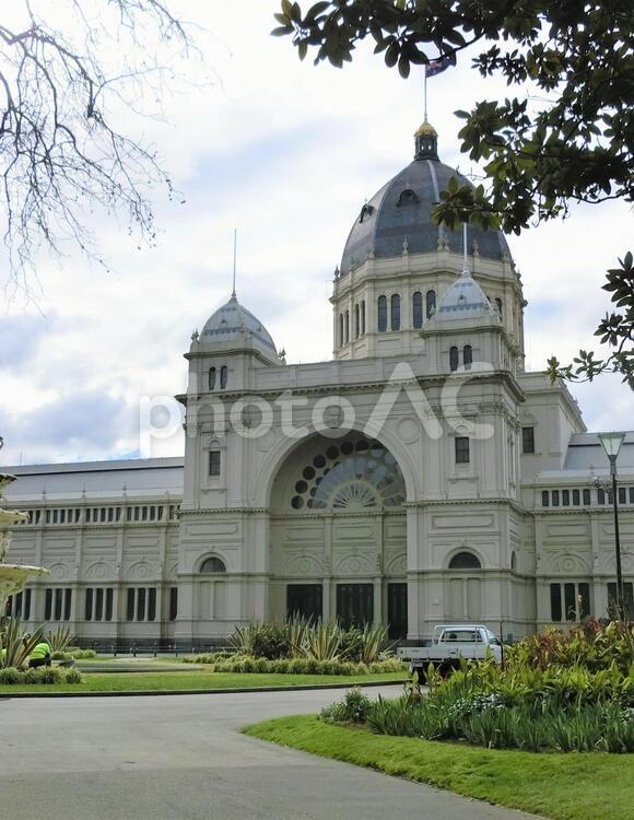 王立展示館【オーストラリア】メルボルン 王立展示館【オーストラリア】メルボルン 王立展示館,建物,立派なの写真素材