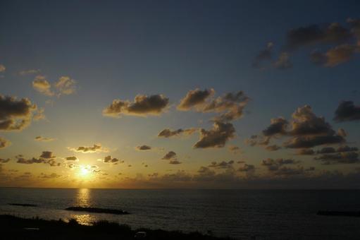 Sunset at Izumozaki, JPG