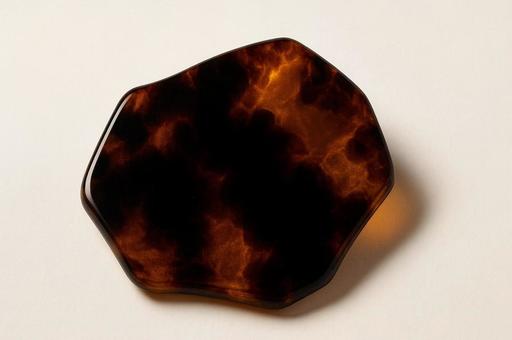 べっこう模様の美しいアクセサリー素材 べっこう模様の美しいアクセサリー素材の写真