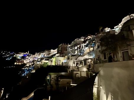 Santorini night view, JPG Santorini night view, JPG