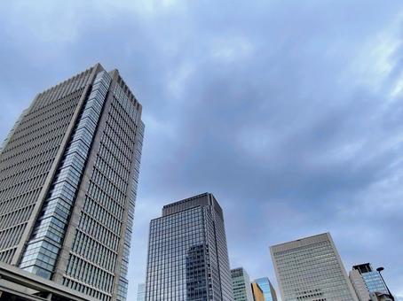 ビル街 ビル街 ビル街,ビル,丸の内の写真素材