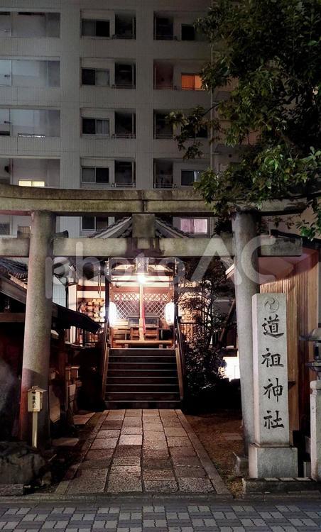 街並み　京都　道祖神社 街並み,風景,京都の写真素材
