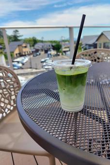 アイス抹茶ラテ アイス抹茶ラテの写真