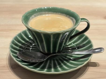 おしゃれなコーヒーカップ コーヒー,カップ,ソーサーの写真素材