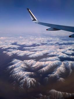 眼下のニュージーランド 眼下のニュージーランド 山脈,空,フライトの写真素材