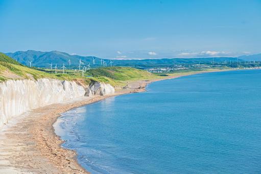 北海道　滝瀬海岸　シラフラの風景 北海道,滝瀬海岸,滝瀬の写真素材