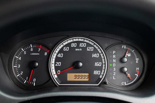 99999キロ、あと少し。 99999,99999km,あと1kmの写真素材