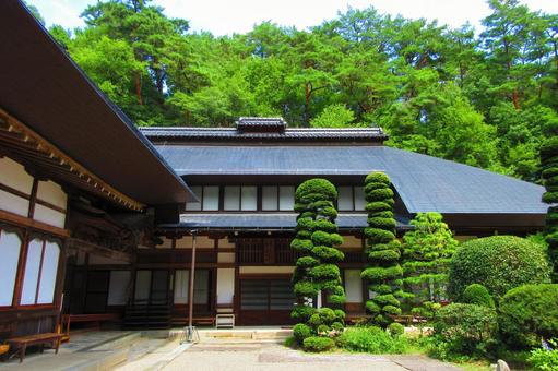 長野県-安楽寺-庫裏 安楽寺,寺,崇福山の写真素材