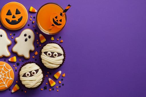 ハロウィンのお菓子の写真
