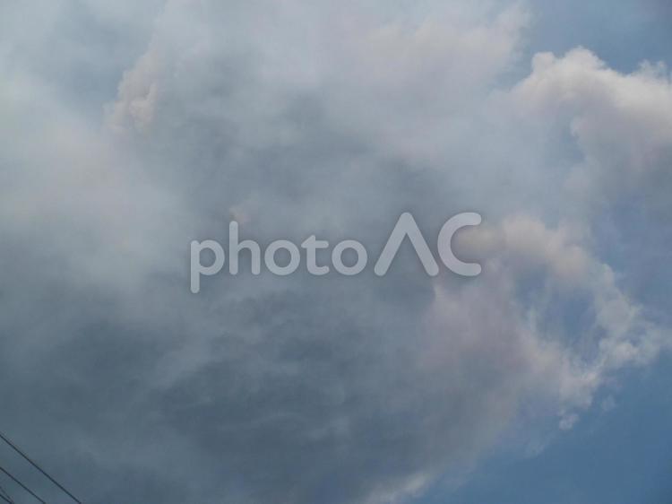 新燃岳噴火　高原町 新燃岳,噴火,火山灰の写真素材