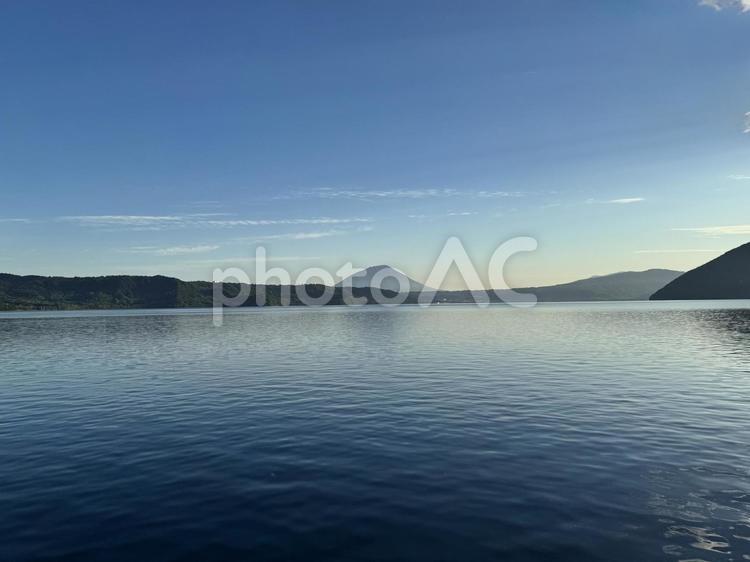 洞爺湖と羊蹄山 洞爺湖,洞爺湖温泉,北海道の写真素材
