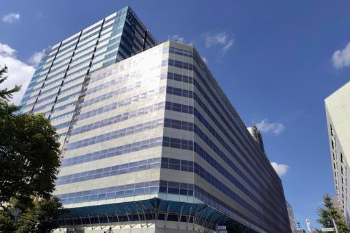 都会のビル解体現場 都市再生 都会のビル解体現場 都市再生の写真