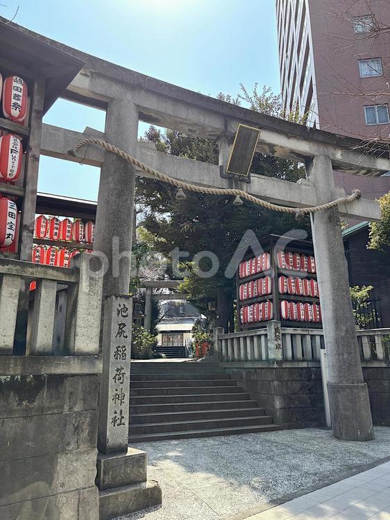 池尻稲荷神社 池尻稲荷神社,池尻稲荷,神社の写真素材