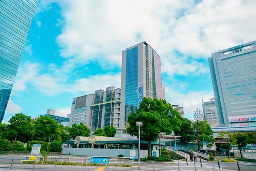 【兵庫】神戸駅の周辺 兵庫,神戸,駅前の写真素材