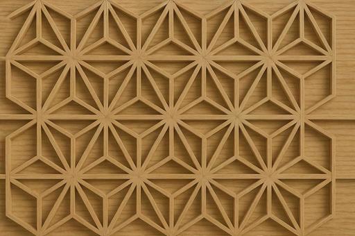 組子細工の木目パターン背景 組子細工の木目パターン背景の写真