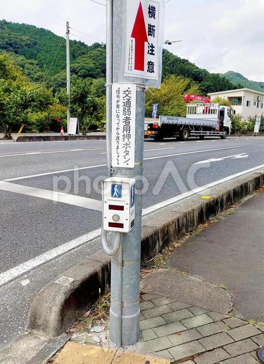 押しボタン信号機 押しボタン信号機,信号機,交通信号機の写真素材