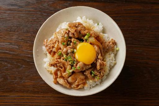 豚丼 豚丼 豚丼,豚肉,豚肉調理の写真素材