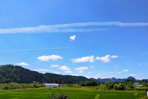 2025年7月の里山10 2025年7月の里山10 水田,田んぼ,田園の写真素材