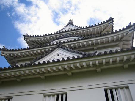 宇和島城　天守 宇和島城,藤堂高虎,現存天守の写真素材