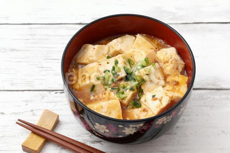 麻婆丼 麻婆豆腐,麻婆丼,マーボー豆腐の写真素材