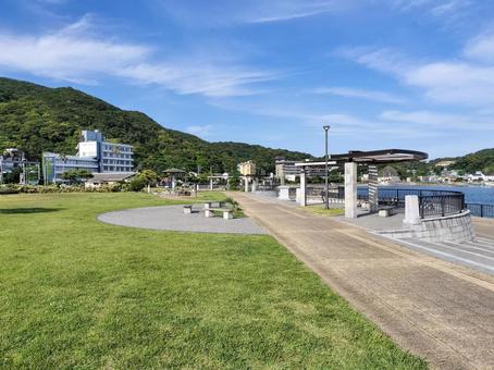 まどが浜海遊公園と下田港の海 まどが浜海遊公園と下田港の海 まどが浜海遊公園,海,下田港の写真素材