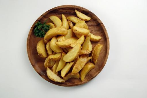 ポテトフライとケチャップ ポテトフライとケチャップの写真
