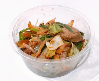 レバニラ炒め レバニラ炒め,レバー,中華料理の写真素材