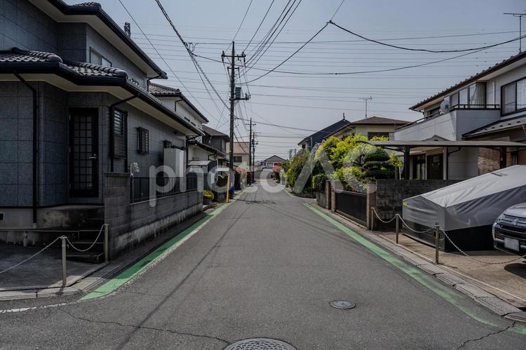 北本市の住宅地 住宅,家,建物の写真素材