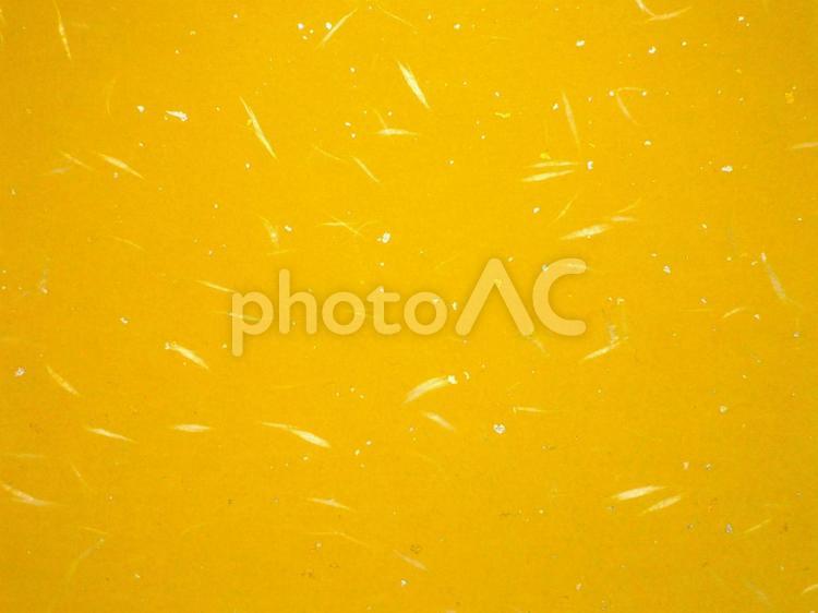 金銀箔入りの和紙⑧　黄土色 和紙,金箔,銀箔の写真素材