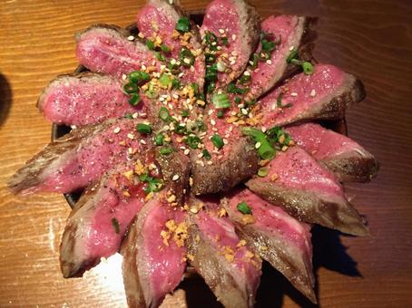 Photo, roast beef bowl, roast beef, bowl of rice, 