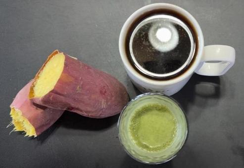 R7.1.30 薩摩芋紅はるかなどの昼食 R7.1.30 薩摩芋紅はるかなどの昼食の写真