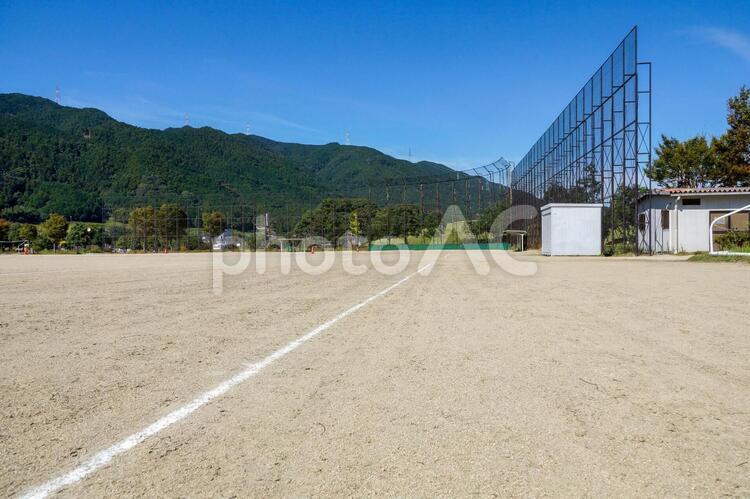 野球場の三塁線 グラウンド,野球場,風景の写真素材
