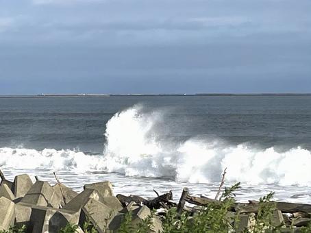 打ち寄せる波 15276 打ち寄せる波 15276の写真