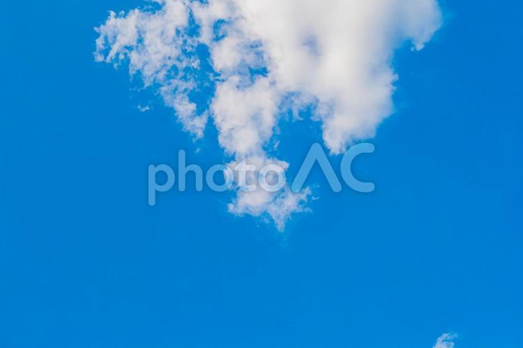 北海道　快晴の支笏湖 北海道,支笏湖,雲の写真素材