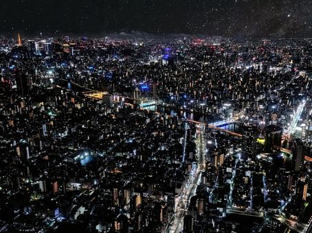 東京の夜景 東京の夜景の写真
