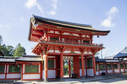 Photo, ootori shrine, tower gate, jiahe city, 