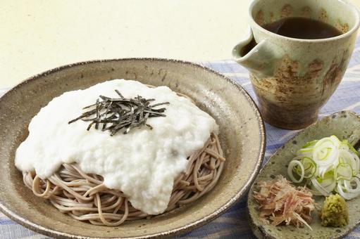 山かけそば 山かけそば 山かけ蕎麦,ソバ,山芋の写真素材