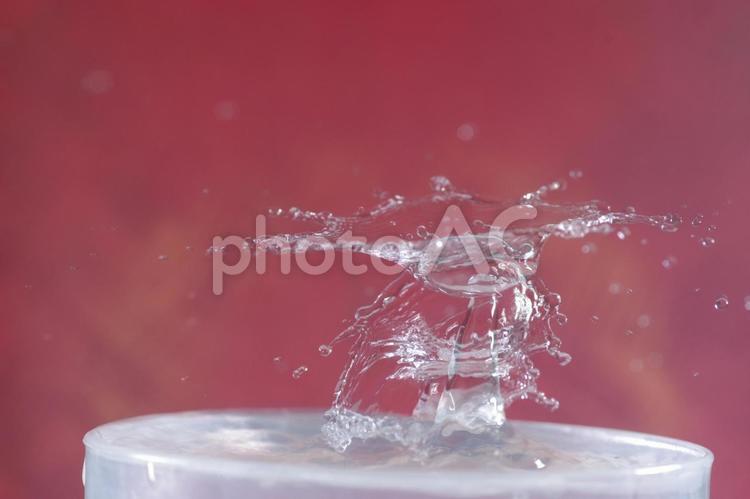 水滴百変化 水滴,不思議,一瞬の写真素材