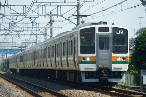 211系 C10編成 211系 C10編成 211系,c10編成,高崎線の写真素材