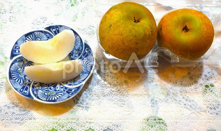 梨　初めての甘太梨 梨,ナシ,甘太梨の写真素材