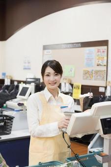 People working at supermarkets, JPG People working at supermarkets, JPG