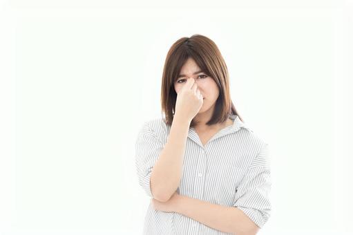 ネガティブイメージ 鼻炎 眼精疲労 ネガティブイメージ 鼻炎 眼精疲労の写真