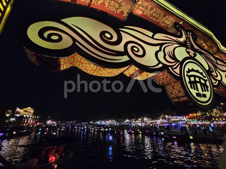 ベトナム ホイアン 夜景 ベトナム,海外旅行,海外の写真素材