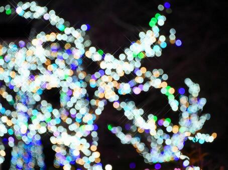 イルミネーション イルミネーション,玉ボケ,丸ボケの写真素材