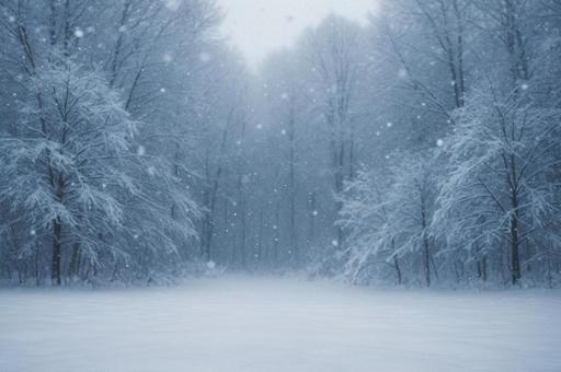 雪景色 雪景色の写真