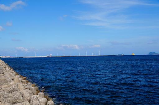 Photo, sea, sunny, blue, 