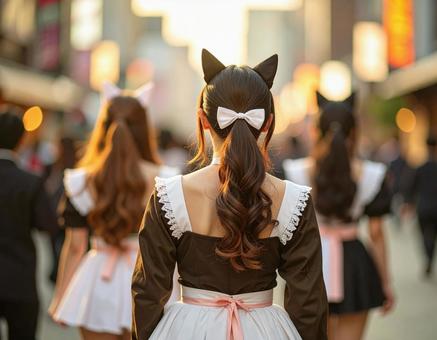 メイドさんの写真