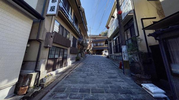 湯平温泉坂道 湯平温泉坂道の写真