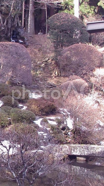 長野県-光前寺-庭園 光前寺,寺,宝積山の写真素材